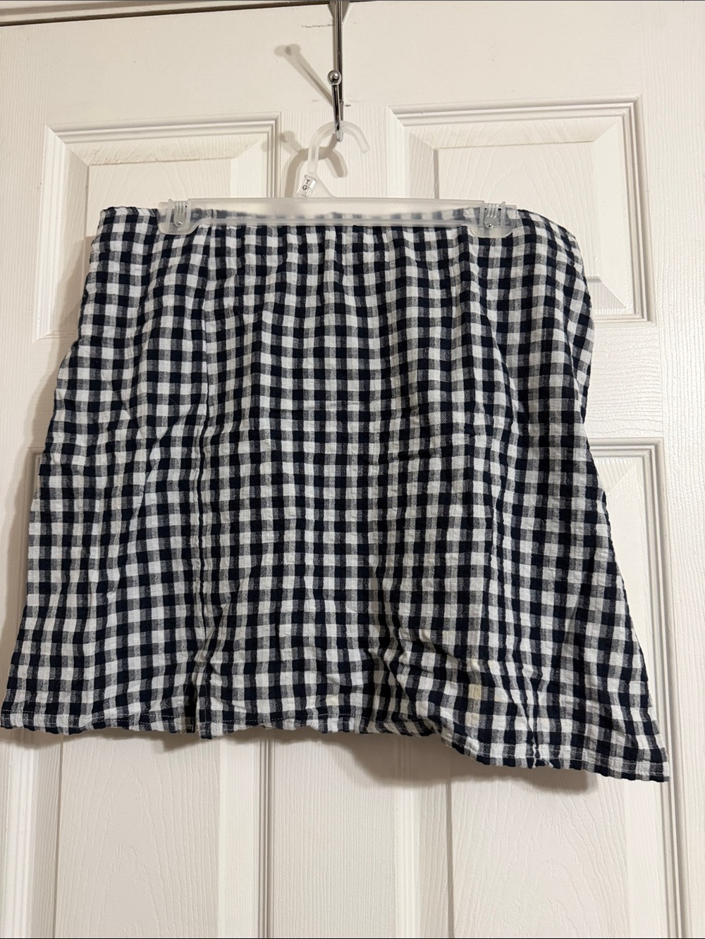 American Eagle Outfitters Black and White Gingham Mini Skirt